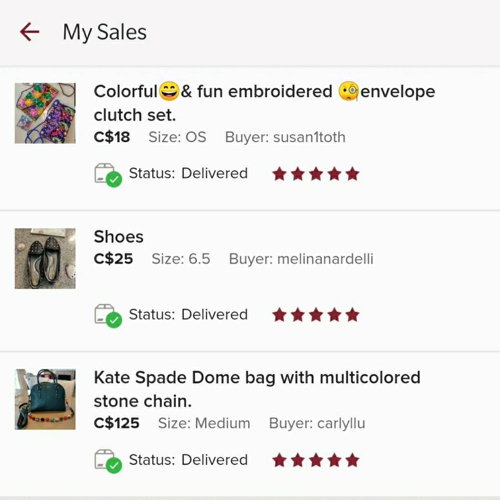 Happy poshers reviews wohoo!!!